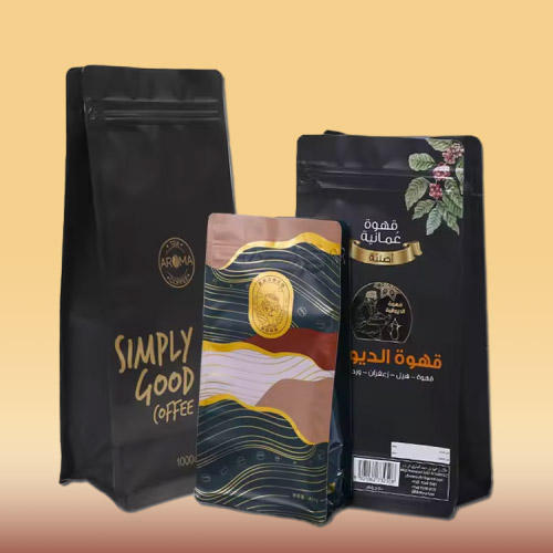 Custom New Design Coffee Bags – Custom Printed Side Gusset Coffee Packing Bags