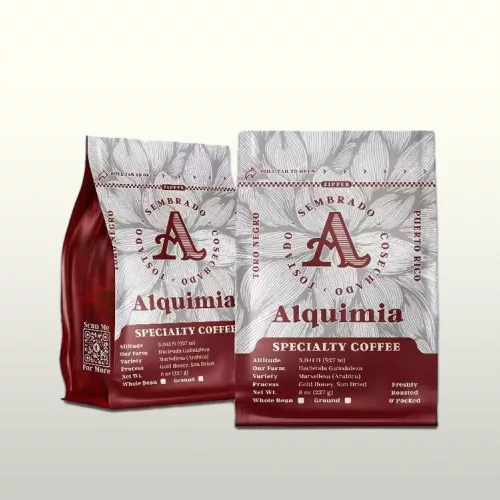 Low Price Zipper Top Eight Side Seal Coffee Packaging Bags
