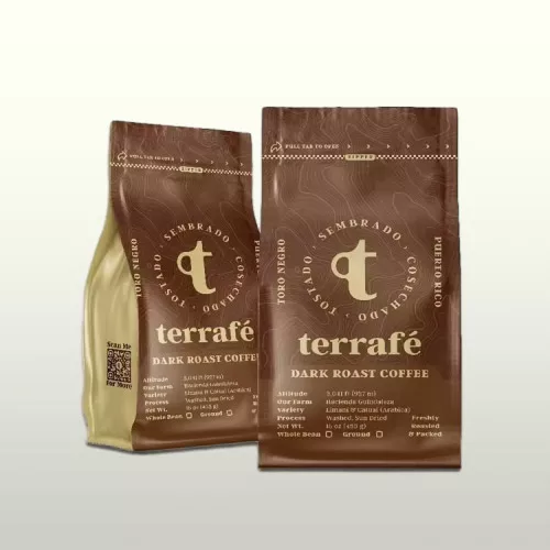 Low Price Zipper Top Eight Side Seal Coffee Packaging Bags